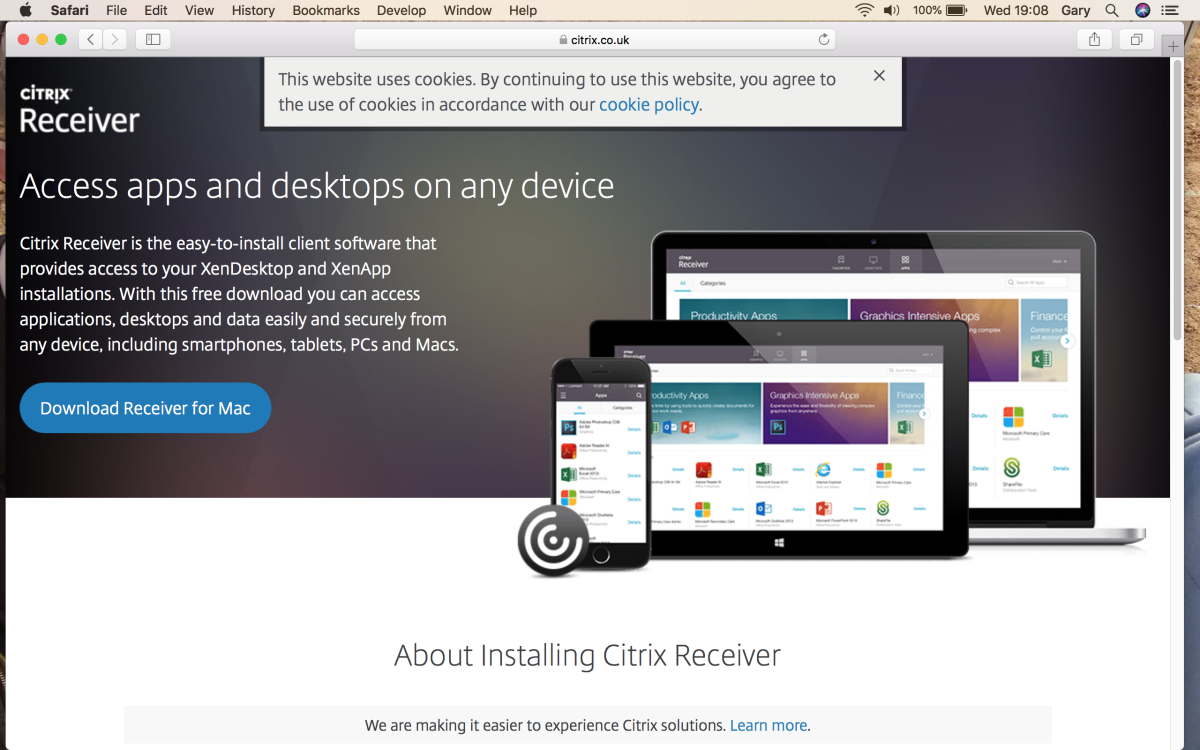 Citrix viewer for mac